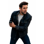 Jack Ryan Ghost War Black Jacket
