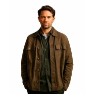 Jakob Oftebro Blodsoffer Brown Suede Leather Jacket