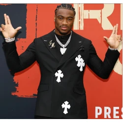 Jalen Milroe Chrome Hearts Suit