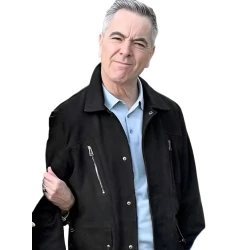James Nesbitt Run Away Black Suede Leather Jacket
