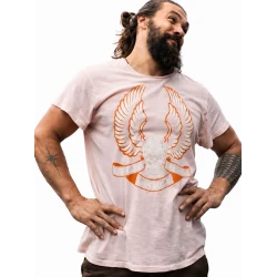 Jason Momoa On The Roam Pink Graphic T Shirt