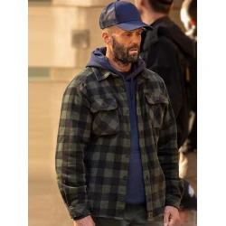 Jason Statham The Beekeeper Plaid Jacket Jason Statham The Beekeeper Plaid Jacket