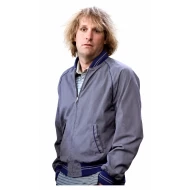 Jeff Daniels Dumb and Dumber Grey Bomber Jacket