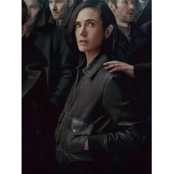 Jennifer Connelly Dark Matter Black Leather Jacket Jennifer Connelly Dark Matter Black Leather Jacket