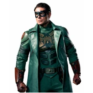 Jensen Ackles Vought Rising 2027 Green Leather Coat