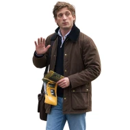 Jeremy Allen White The Social Reckoning Brown Jacket