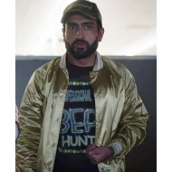 Jibran The Lovebirds Golden Bomber Jacket