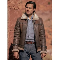 Jim Chee Dark Winds Brown Leather Jacket