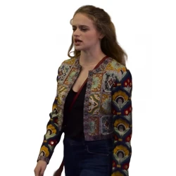Joey King A Family Affair 2024 Floral Jacket