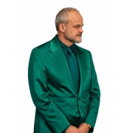 Stormen 2026 Johan Rheborg Green Satin Blazer