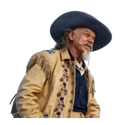 John C Reilly Heads Or Tails Western Fringe Leather Jacket 