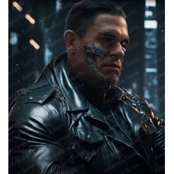 John Cena Terminator 7 Leather Jacket