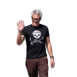 Johnny Knoxville Black Skull T-Shirt