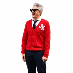 Johnny Knoxville Red JK Cardigan