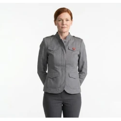 Jolene Andersen ReLive 2026 Grey Military Blazer