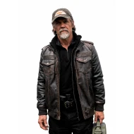 Josh Brolin The Dog Stars Brown Leather Jacket