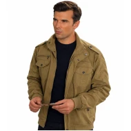 Josh Swickard The Space Between Us 2026 Khaki Bomber Jacket