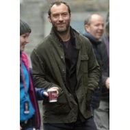 Jude Law The Rhythm Section Green Cotton Jacket