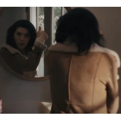 Julianna Margulies Millers in Marriage Maggie Shearling Jacket