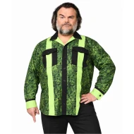 Jumanji Open World 2026 Jack Black Green Printed Shirt