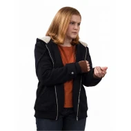 Jumanji Open World 2026 Morgan Turner Black Hooded Jacket