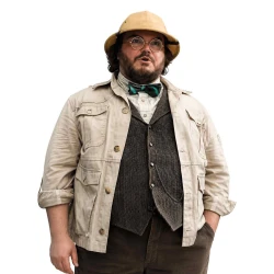 Jumanji Open World Jack Black Beige Safari Jacket