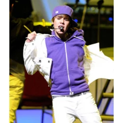 Justin Bieber Purple Hoodie