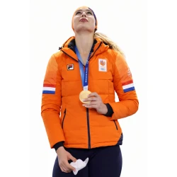 Jutta Leerdam Olympic Orange Puffer Jacket Jutta Leerdam Olympic Orange Puffer Jacket