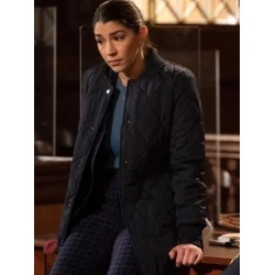 Katriona Tamin Law and Order SVU S22 Black Jacket