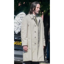 Keanu Reeves Good Fortune Gabriel Coat