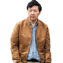 Ken Jeong My Spy 2 Brown Bomber Jacket