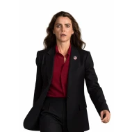 Keri Russell The Diplomat S04 Black 2Piece Suit