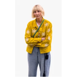 Kerri Kenney The Four Seasons S02 Yellow Floral Jacket