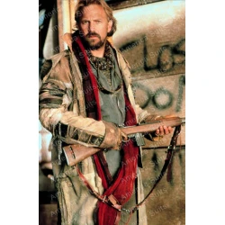 Kevin Costner The Postman Beige Coat Kevin Costner The Postman Beige Coat