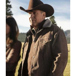 Kevin Costner Yellowstone Brown Corduroy Jacket Kevin Costner Yellowstone Brown Corduroy Jacket