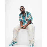 Kevin Hart 72 Hours Blue Printed Shirt
