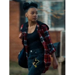 Keyshia Cole This Is My Story Lindsey Blackwell Plaid Hoodie