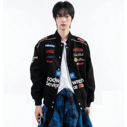 Korean Harajuku Preppy Oversized Jacket Korean Harajuku Preppy Oversized Jacket