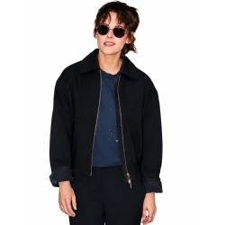 Kristen Stewart Cannes 2026 Black Jacket