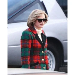 Kristen Stewart Spencer 2021 Checkered Blazer
