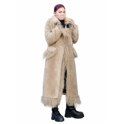 Kylie Jenner Faux Fur Trench Coat Kylie Jenner Faux Fur Trench Coat