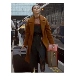 Last Night in Soho Eloise Brown Coat Last Night in Soho Eloise Brown Coat