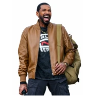 Laz Alonso The Boys S05 Brown Leather Jacket