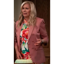 Leanne Morgan Leanne Pink Coat