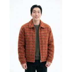 Lee Sang Yi Bloodhounds 2 Striped Wool Jacket