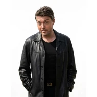 Legends 2026 Tom Burke Black Leather Jacket