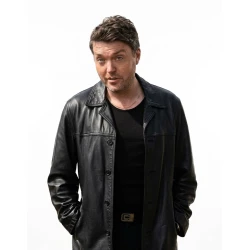 Legends 2026 Tom Burke Black Leather Jacket