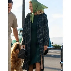 Lessons In Chemistry Brie Larson Plaid Coat