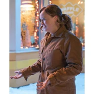 Let It Snow Dorrie Brown Military Jacket