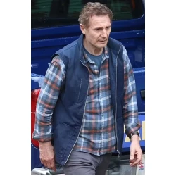 Liam Neeson Ice Road Vengeance Mike Blue Vest